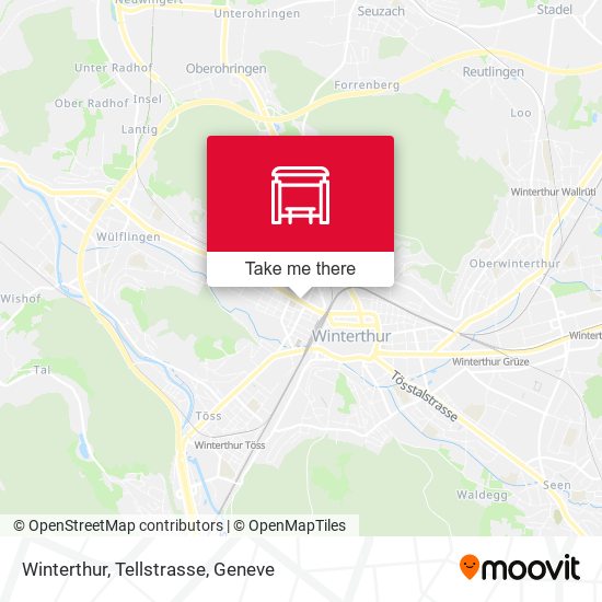 Winterthur, Tellstrasse map