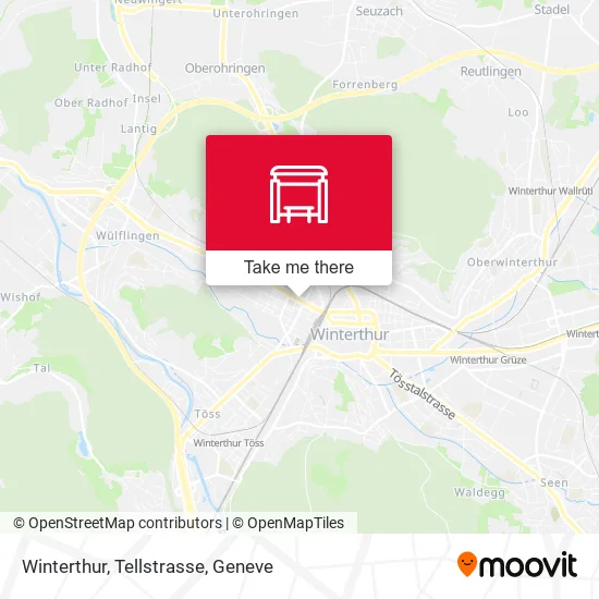 Winterthur, Tellstrasse map