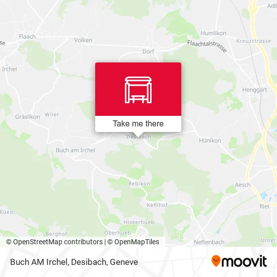 Buch AM Irchel, Desibach map