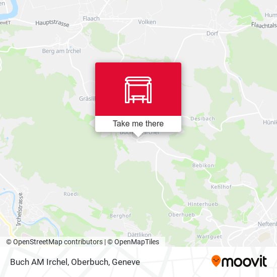 Buch AM Irchel, Oberbuch map