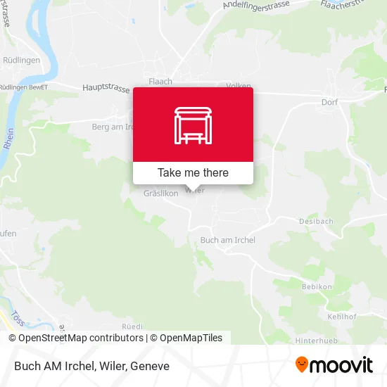 Buch AM Irchel, Wiler map