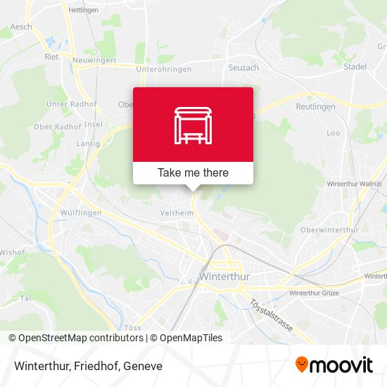 Winterthur, Friedhof map