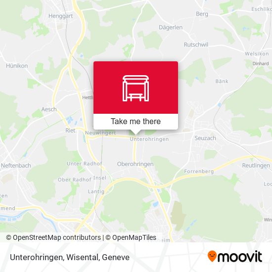 Unterohringen, Wisental map