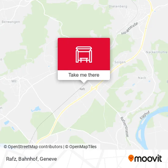 Rafz, Bahnhof map