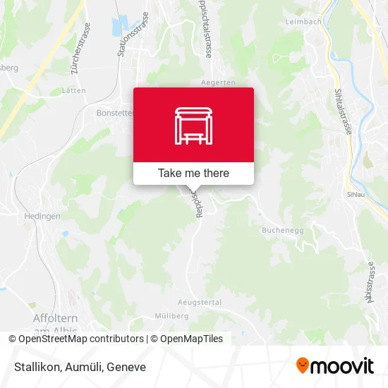 Stallikon, Aumüli map