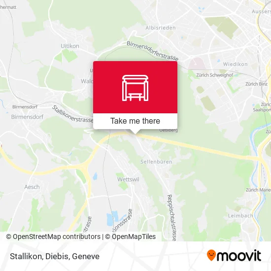 Stallikon, Diebis map