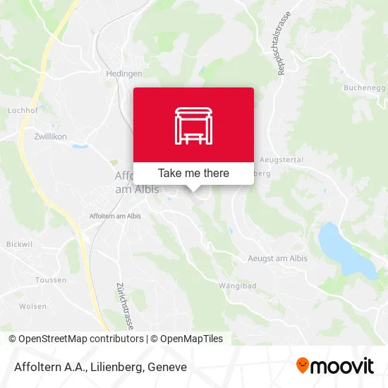 Affoltern A.A., Lilienberg map