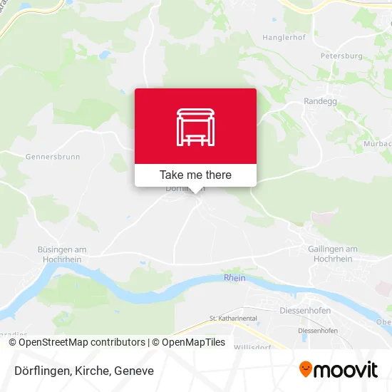 Dörflingen, Kirche map