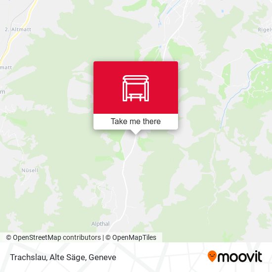 Trachslau, Alte Säge map