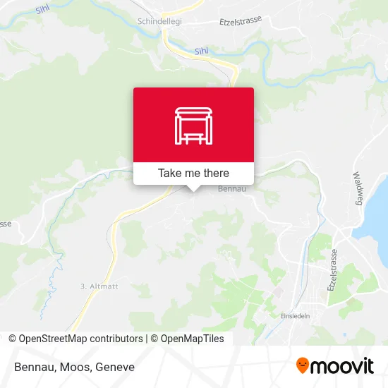 Bennau, Moos map