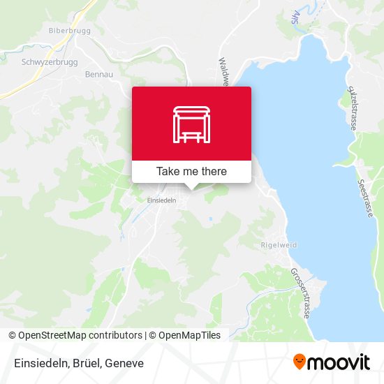 Einsiedeln, Brüel map