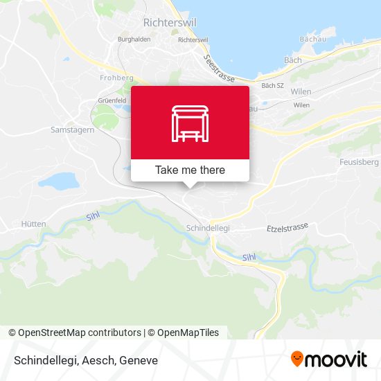 Schindellegi, Aesch map