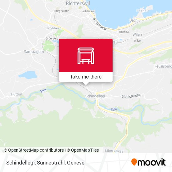 Schindellegi, Sunnestrahl map