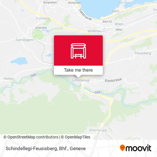 Schindellegi-Feusisberg, Bhf. map