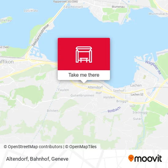 Altendorf, Bahnhof map