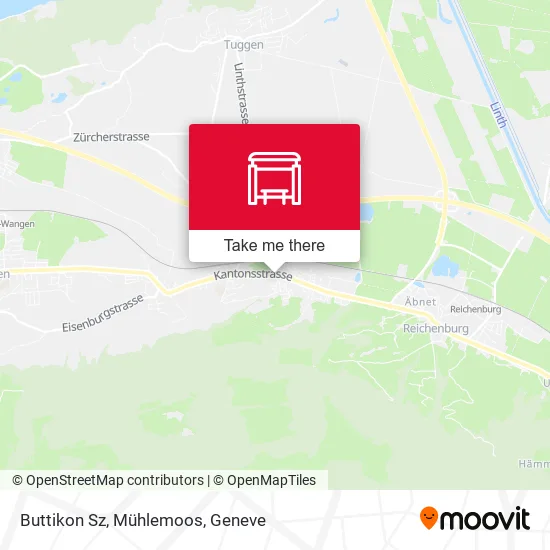 Buttikon Sz, Mühlemoos map