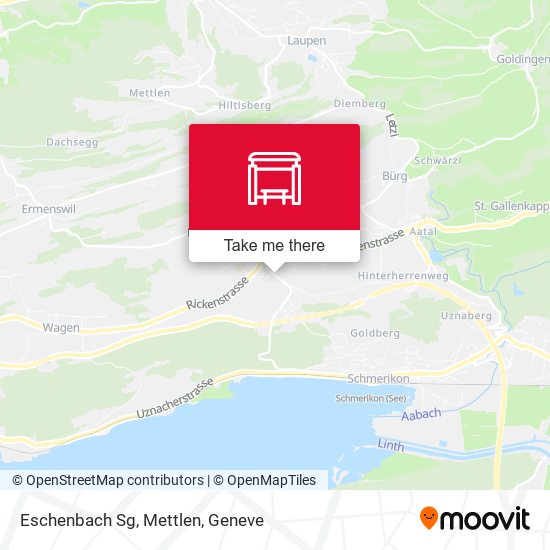 Eschenbach Sg, Mettlen map
