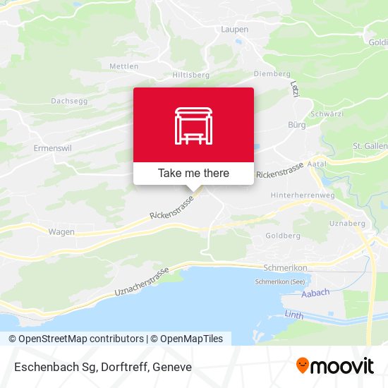 Eschenbach Sg, Dorftreff map