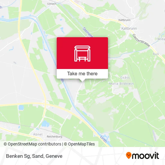 Benken Sg, Sand map