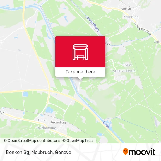 Benken Sg, Neubruch map