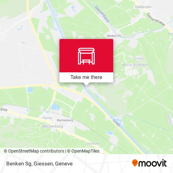 Benken Sg, Giessen map