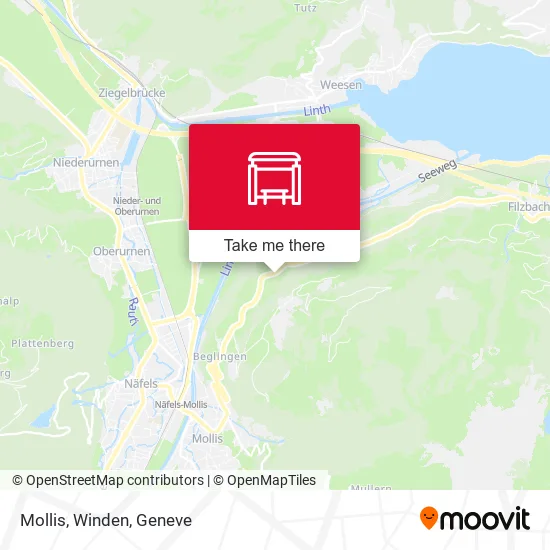 Mollis, Winden map