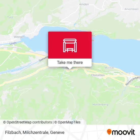 Filzbach, Milchzentrale plan