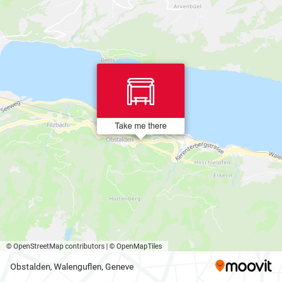 Obstalden, Walenguflen map