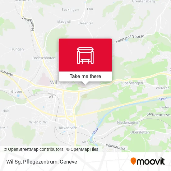 Wil Sg, Pflegezentrum map