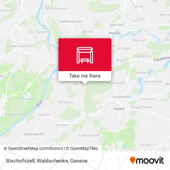 Bischofszell, Waldschenke map