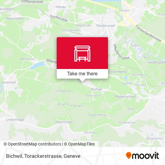 Bichwil, Torackerstrasse map