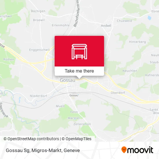Gossau Sg, Migros-Markt plan