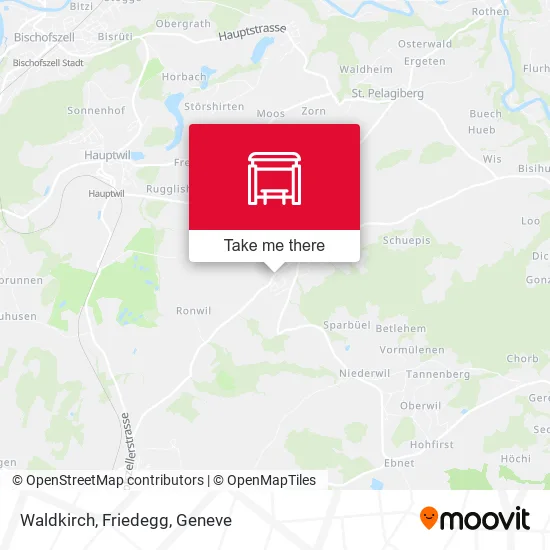Waldkirch, Friedegg map