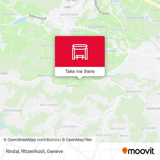 Rindal, Ritzenhüsli map