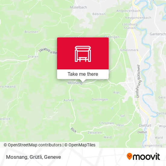 Mosnang, Grütli map