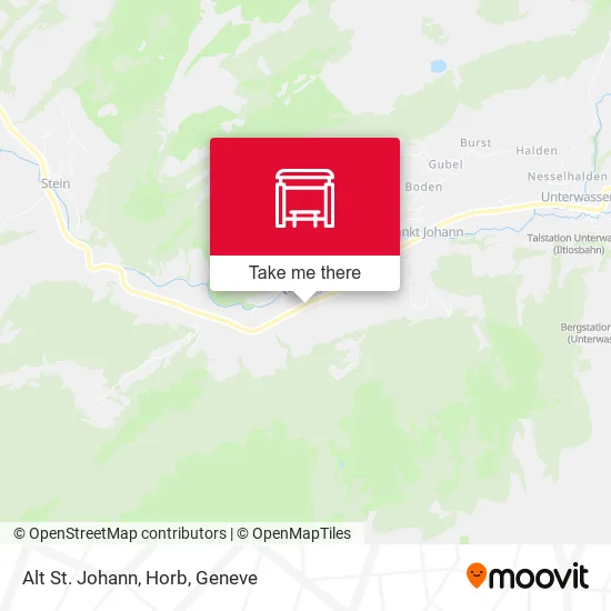 Alt St. Johann, Horb map