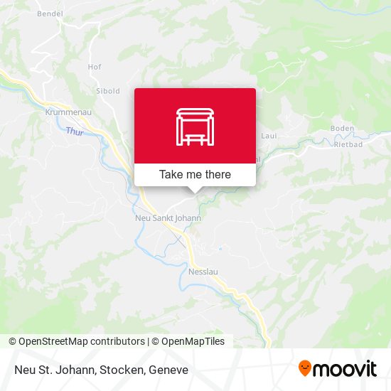 Neu St. Johann, Stocken map