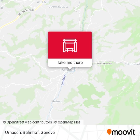 Urnäsch, Bahnhof map