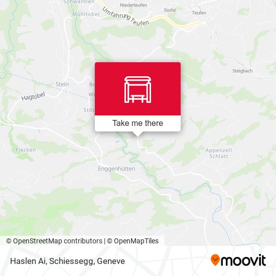 Haslen Ai, Schiessegg map