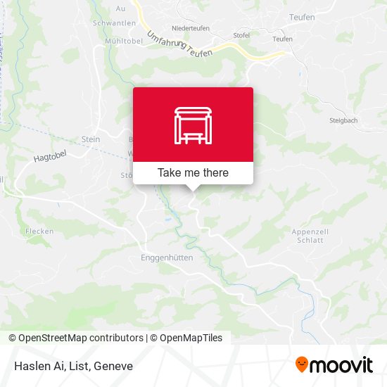 Haslen Ai, List map