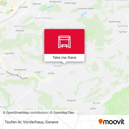 Teufen Ar, Vorderhaus map
