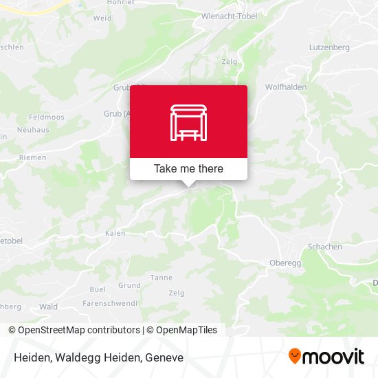 Heiden, Waldegg Heiden map