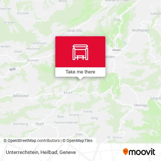 Unterrechstein, Heilbad map