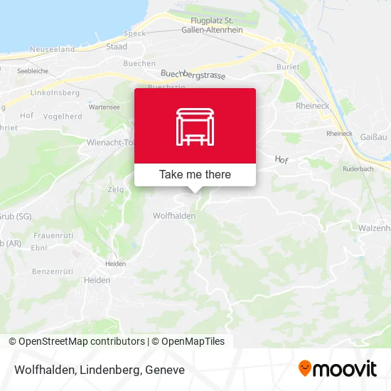 Wolfhalden, Lindenberg map