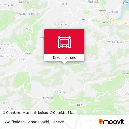 Wolfhalden, Schönenbühl map