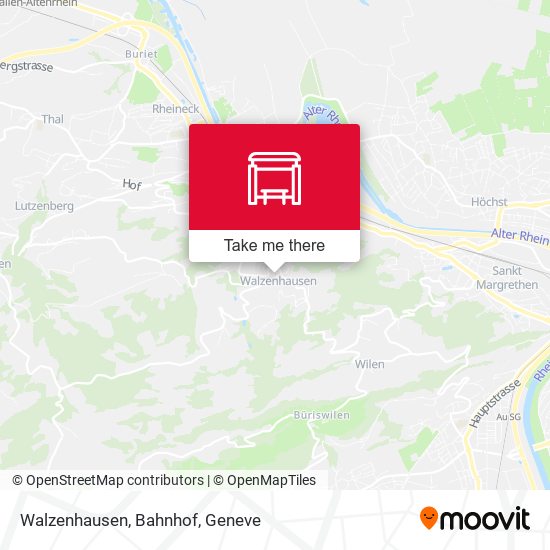 Walzenhausen, Bahnhof map