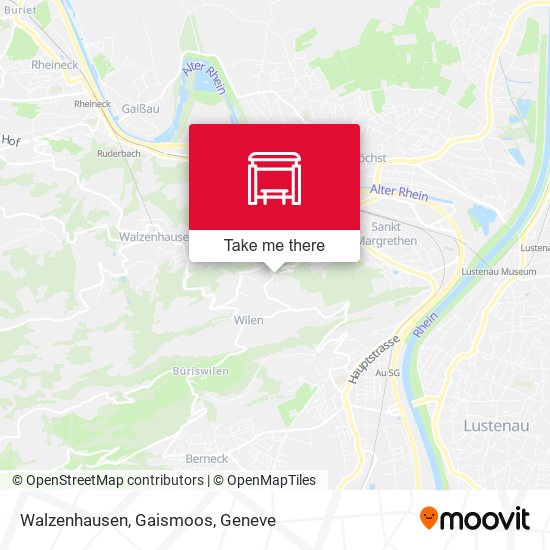 Walzenhausen, Gaismoos map