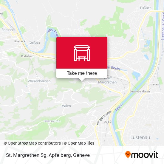 St. Margrethen Sg, Apfelberg map
