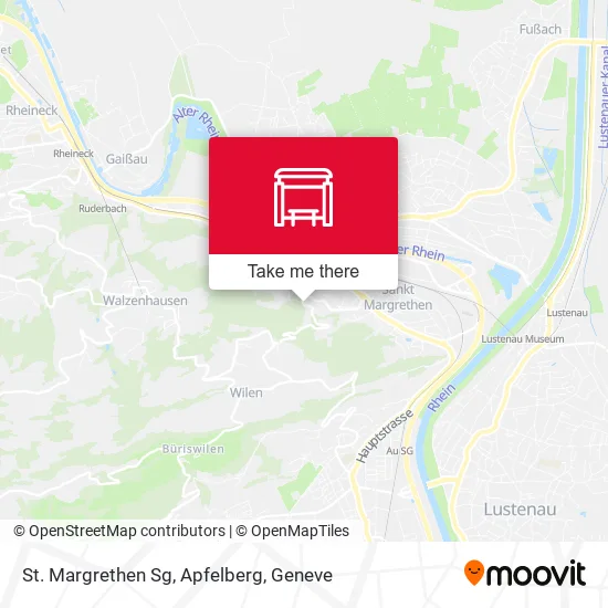 St. Margrethen Sg, Apfelberg map