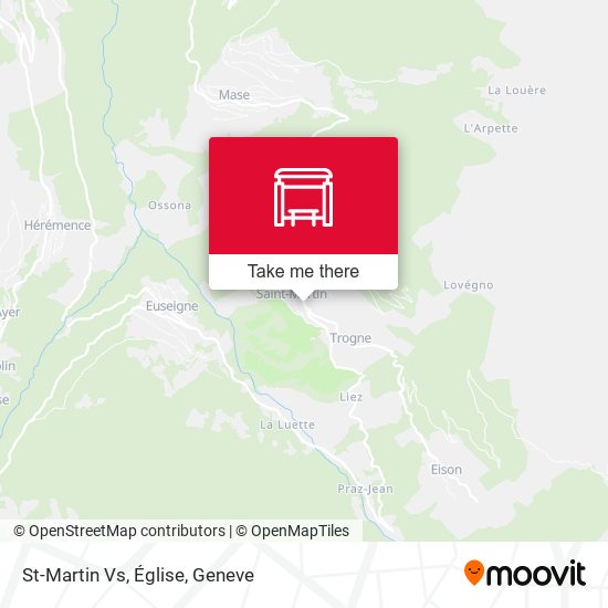 St-Martin Vs, Église map